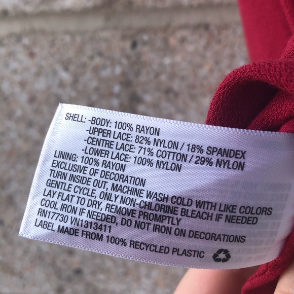 NWOT Red Shift Dress - Picture 7 of 11